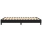vidaXL Boxspringbett Schwarz 140x200 cm Stoff vidaXL Boxspringbett Schwarz 140x200 cm Stoff