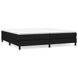 vidaXL Boxspringbett Schwarz 200x200 cm Stoff