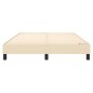 vidaXL Boxspringbett Creme 140x190 cm Stoff vidaXL Boxspringbett Creme 140x190 cm Stoff