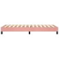 vidaXL Boxspringbett Rosa 80x200 cm Samt