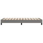 vidaXL Bettgestell ohne Matratze Dunkelgrau 90x200 cm Stoff vidaXL Bettgestell ohne Matratze Dunkelgrau 90x200 cm Stoff