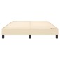 vidaXL Boxspringbett Creme 140x200 cm Stoff vidaXL Boxspringbett Creme 140x200 cm Stoff