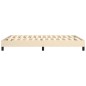 vidaXL Boxspringbett Creme 140x200 cm Stoff vidaXL Boxspringbett Creme 140x200 cm Stoff