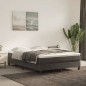 vidaXL Boxspringbett Dunkelgrau 140x200 cm Samt vidaXL Boxspringbett Dunkelgrau 140x200 cm Samt