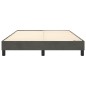 vidaXL Boxspringbett Dunkelgrau 140x200 cm Samt vidaXL Boxspringbett Dunkelgrau 140x200 cm Samt