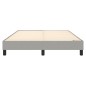 vidaXL Boxspringbett Hellgrau 140x200 cm Stoff vidaXL Boxspringbett Hellgrau 140x200 cm Stoff
