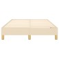 vidaXL Boxspringbett Creme 120x200 cm Stoff vidaXL Boxspringbett Creme 120x200 cm Stoff