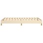 vidaXL Boxspringbett Creme 120x200 cm Stoff vidaXL Boxspringbett Creme 120x200 cm Stoff