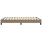 vidaXL Bettgestell Taupe 140x190 cm Stoff vidaXL Bettgestell Taupe 140x190 cm Stoff