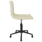Esszimmerstühle 2 Stk. Drehbar Creme Samt Esszimmerstühle 2 Stk. Drehbar Creme Samt