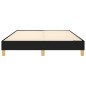 vidaXL Boxspringbett Schwarz 140x190 cm Stoff vidaXL Boxspringbett Schwarz 140x190 cm Stoff