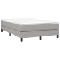 vidaXL Bettgestell ohne Matratze Hellgrau 120x200 cm Stoff vidaXL Bettgestell ohne Matratze Hellgrau 120x200 cm Stoff