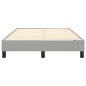 vidaXL Bettgestell ohne Matratze Hellgrau 120x200 cm Stoff vidaXL Bettgestell ohne Matratze Hellgrau 120x200 cm Stoff