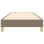 vidaXL Bettgestell Taupe 80x200 cm Stoff vidaXL Bettgestell Taupe 80x200 cm Stoff