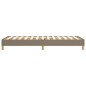 vidaXL Bettgestell Taupe 80x200 cm Stoff vidaXL Bettgestell Taupe 80x200 cm Stoff