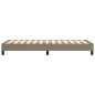 vidaXL Bettgestell Taupe 90x200 cm Stoff vidaXL Bettgestell Taupe 90x200 cm Stoff