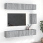 vidaXL 7-tlg. TV-Schrank-Set Grau Sonoma Holzwerkstoff vidaXL 7-tlg. TV-Schrank-Set Grau Sonoma Holzwerkstoff