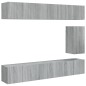 vidaXL 7-tlg. TV-Schrank-Set Grau Sonoma Holzwerkstoff vidaXL 7-tlg. TV-Schrank-Set Grau Sonoma Holzwerkstoff