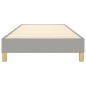 vidaXL Bettgestell Hellgrau 80x200 cm Stoff vidaXL Bettgestell Hellgrau 80x200 cm Stoff