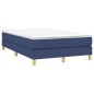 vidaXL Boxspringbett Blau 120x200 cm Stoff vidaXL Boxspringbett Blau 120x200 cm Stoff