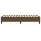 vidaXL Boxspringbett Dunkelbraun 90x190 cm Stoff vidaXL Boxspringbett Dunkelbraun 90x190 cm Stoff