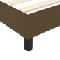 vidaXL Boxspringbett Dunkelbraun 90x190 cm Stoff vidaXL Boxspringbett Dunkelbraun 90x190 cm Stoff