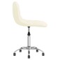 Esszimmerstühle 2 Stk. Drehbar Creme Stoff Esszimmerstühle 2 Stk. Drehbar Creme Stoff