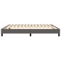 vidaXL Boxspringbett Grau 180x200 cm Kunstleder vidaXL Boxspringbett Grau 180x200 cm Kunstleder