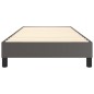 vidaXL Boxspringbett Grau 100x200 cm Kunstleder vidaXL Boxspringbett Grau 100x200 cm Kunstleder