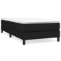 vidaXL Boxspringbett Schwarz 90x200 cm Stoff vidaXL Boxspringbett Schwarz 90x200 cm Stoff