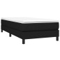 vidaXL Boxspringbett Schwarz 90x200 cm Stoff vidaXL Boxspringbett Schwarz 90x200 cm Stoff