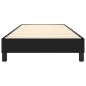 vidaXL Boxspringbett Schwarz 90x200 cm Stoff vidaXL Boxspringbett Schwarz 90x200 cm Stoff