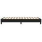 vidaXL Boxspringbett Schwarz 90x200 cm Stoff vidaXL Boxspringbett Schwarz 90x200 cm Stoff