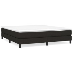 vidaXL Boxspringbett Schwarz 180x200 cm Stoff