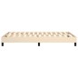 vidaXL Bettgestell Creme 120x200 cm Stoff vidaXL Bettgestell Creme 120x200 cm Stoff