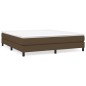 vidaXL Boxspringbett Dunkelbraun 180x200 cm Stoff vidaXL Boxspringbett Dunkelbraun 180x200 cm Stoff