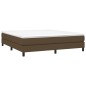 vidaXL Boxspringbett Dunkelbraun 180x200 cm Stoff vidaXL Boxspringbett Dunkelbraun 180x200 cm Stoff