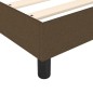 vidaXL Boxspringbett Dunkelbraun 180x200 cm Stoff vidaXL Boxspringbett Dunkelbraun 180x200 cm Stoff