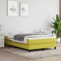 vidaXL Boxspringbett Grün 120x200 cm Stoff vidaXL Boxspringbett Grün 120x200 cm Stoff