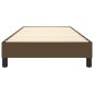 vidaXL Bettgestell ohne Matratze Dunkelbraun 90x190 cm Stoff vidaXL Bettgestell ohne Matratze Dunkelbraun 90x190 cm Stoff