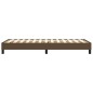 vidaXL Bettgestell ohne Matratze Dunkelbraun 90x190 cm Stoff vidaXL Bettgestell ohne Matratze Dunkelbraun 90x190 cm Stoff