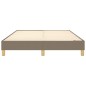vidaXL Boxspringbett Taupe 140x190 cm Stoff vidaXL Boxspringbett Taupe 140x190 cm Stoff