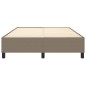 vidaXL Boxspringbett Taupe 140x200 cm Stoff vidaXL Boxspringbett Taupe 140x200 cm Stoff