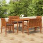 vidaXL 5-tlg. Garten-Essgruppe mit Kissen Massivholz Akazie vidaXL 5-tlg. Garten-Essgruppe mit Kissen Massivholz Akazie