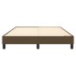 vidaXL Boxspringbett Dunkelbraun 140x190 cm Stoff vidaXL Boxspringbett Dunkelbraun 140x190 cm Stoff