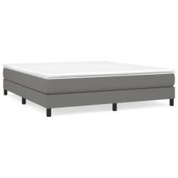 vidaXL Bettgestell Dunkelgrau 180×200 cm Stoff