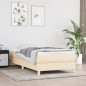 vidaXL Boxspringbett Creme 90x190 cm Stoff vidaXL Boxspringbett Creme 90x190 cm Stoff