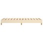 vidaXL Boxspringbett Creme 90x190 cm Stoff vidaXL Boxspringbett Creme 90x190 cm Stoff