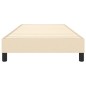 vidaXL Bettgestell Creme 100x200 cm Stoff vidaXL Bettgestell Creme 100x200 cm Stoff