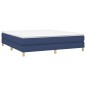 vidaXL Bettgestell Blau 160x200 cm Stoff vidaXL Bettgestell Blau 160x200 cm Stoff